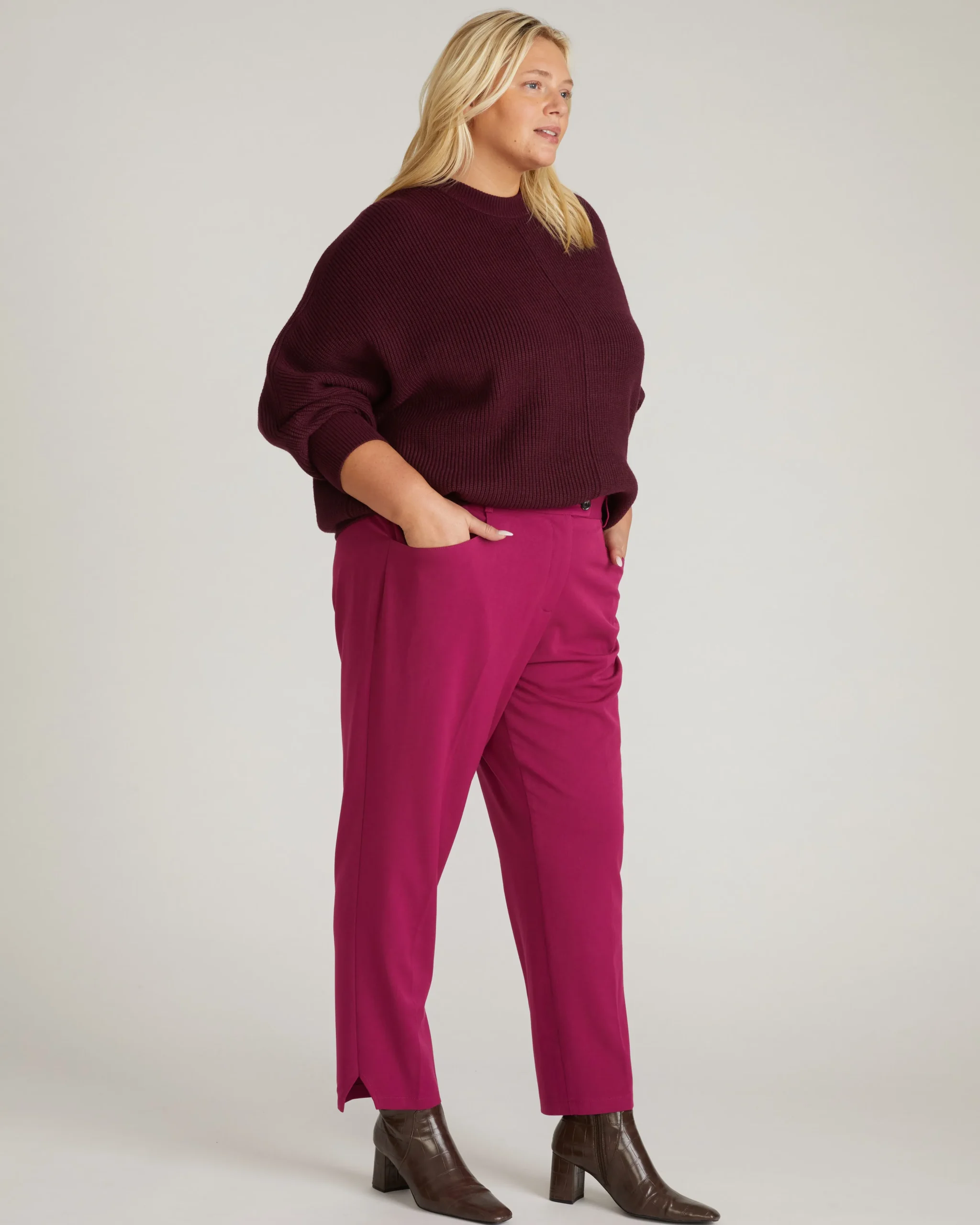 All Day Mercer Tapered Leg Pants Goji Berry
