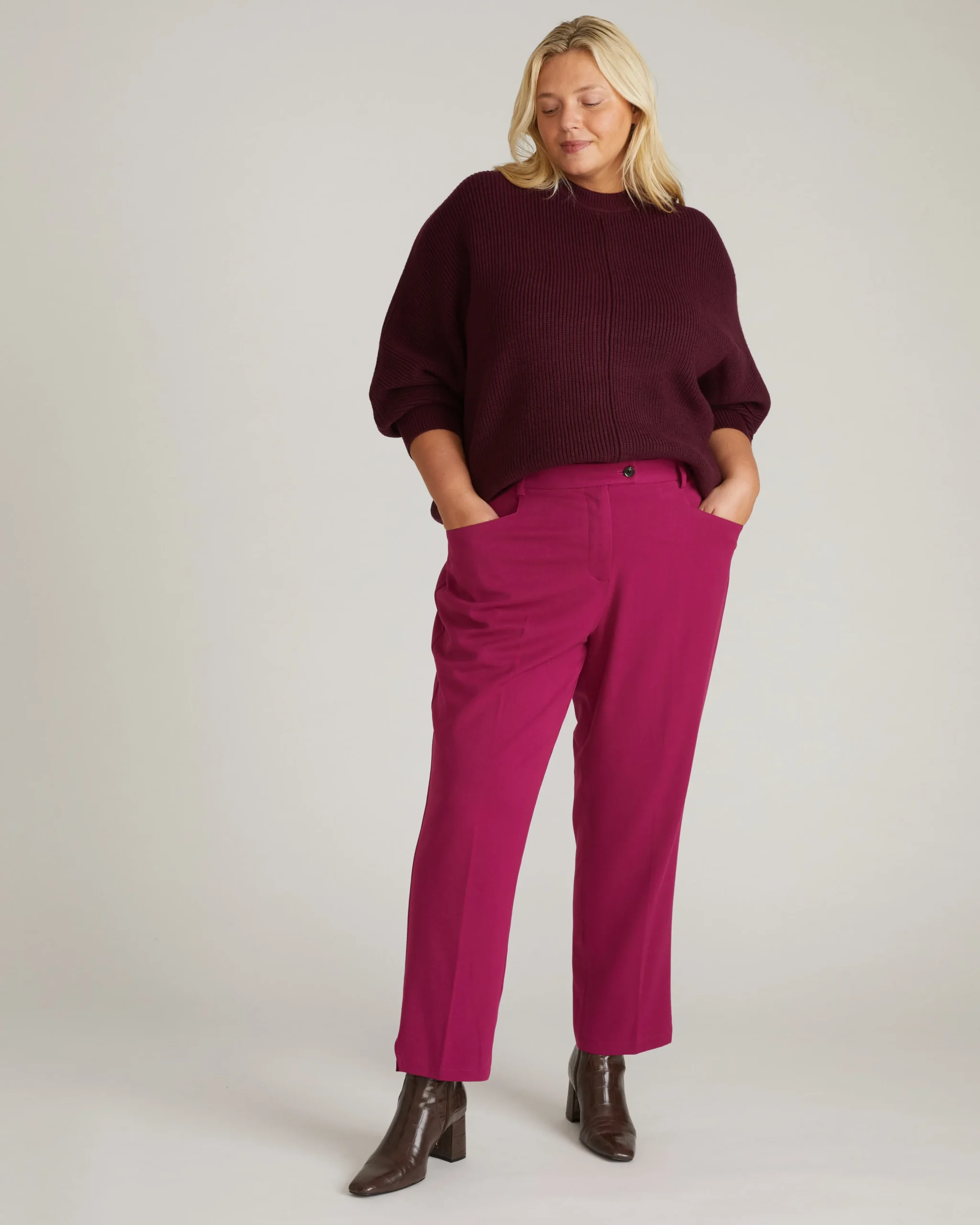 All Day Mercer Tapered Leg Pants Goji Berry