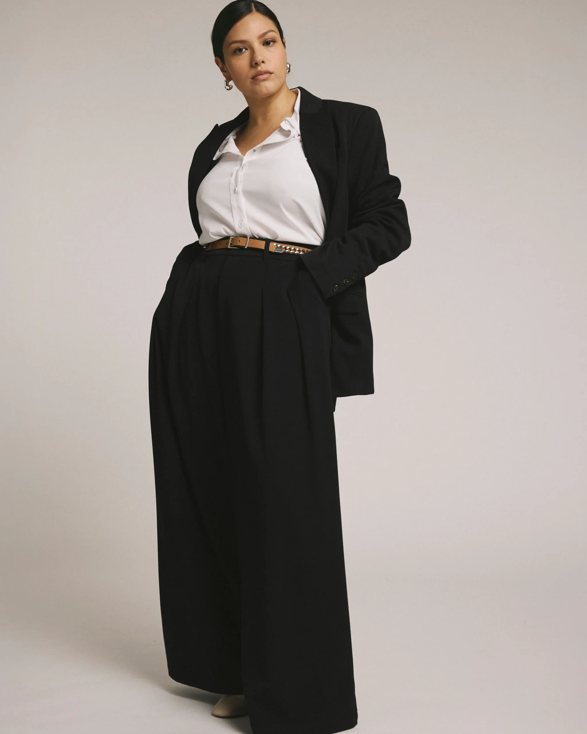 All Day Palais Wide Leg Pants Black