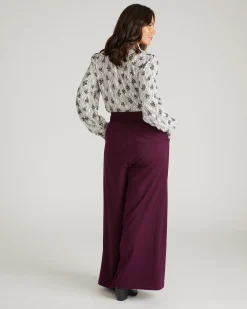 All Day Palais Wide Leg Pants Gamay