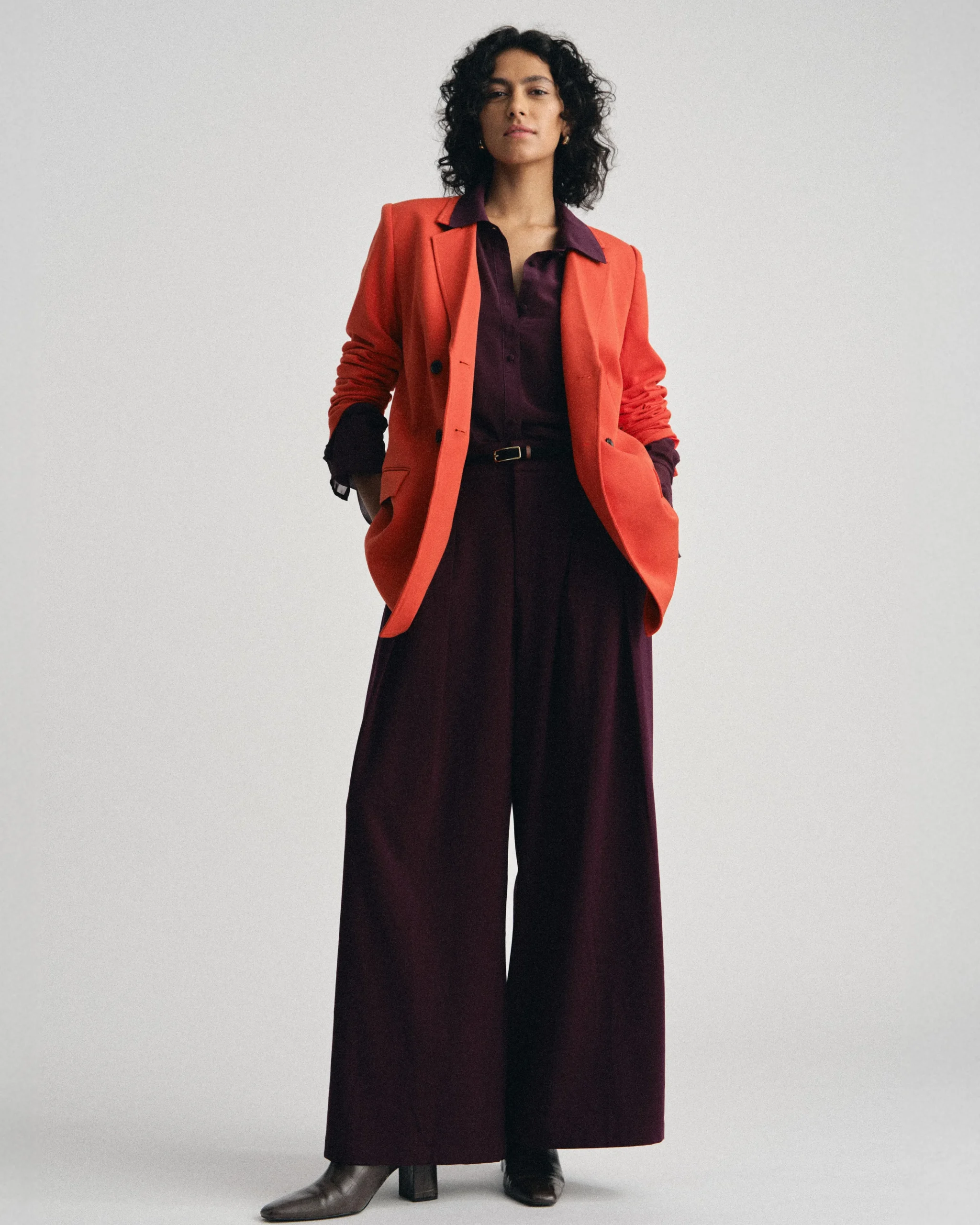 All Day Palais Wide Leg Pants Gamay
