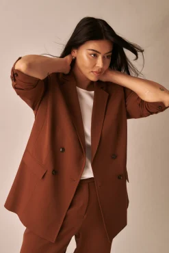 All Day Warren Double Breasted Blazer Pony