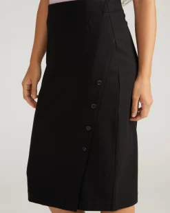 Anya Ponte Skirt Black