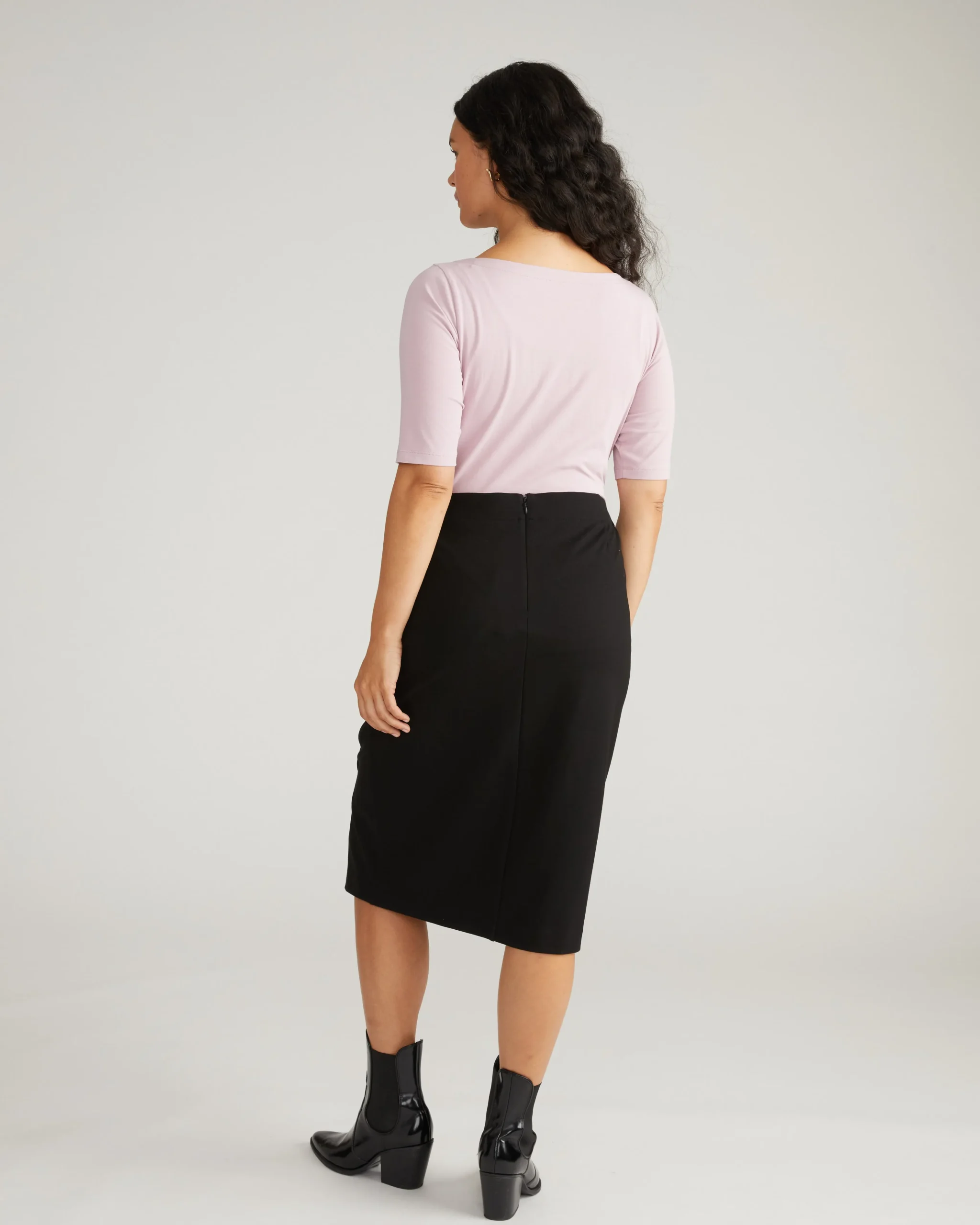 Anya Ponte Skirt Black