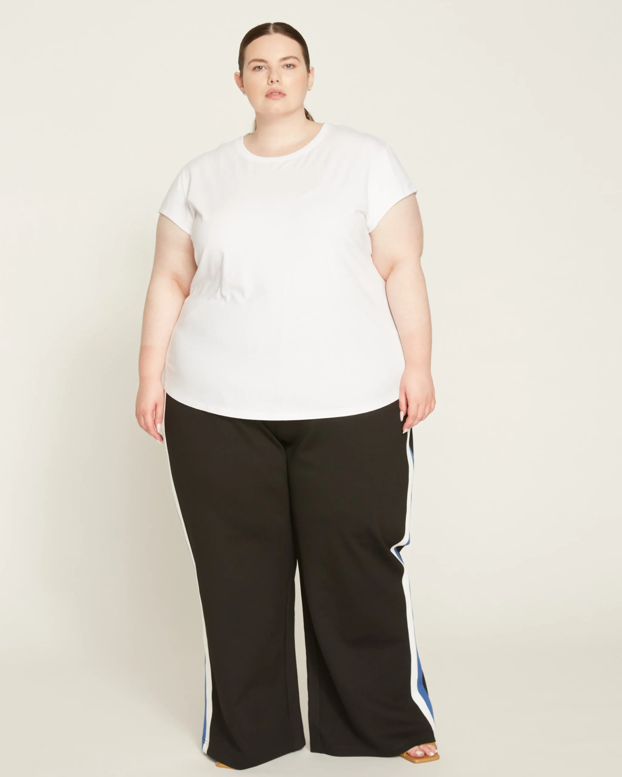 Ashley Cap Sleeve Tee White