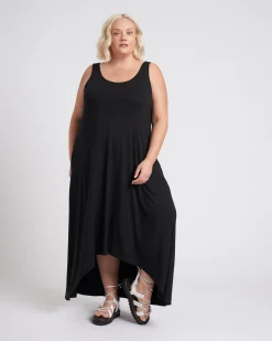 Athena Divine Jersey Dress Black