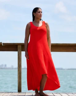 Athena Divine Jersey Dress Shoreline Sunset