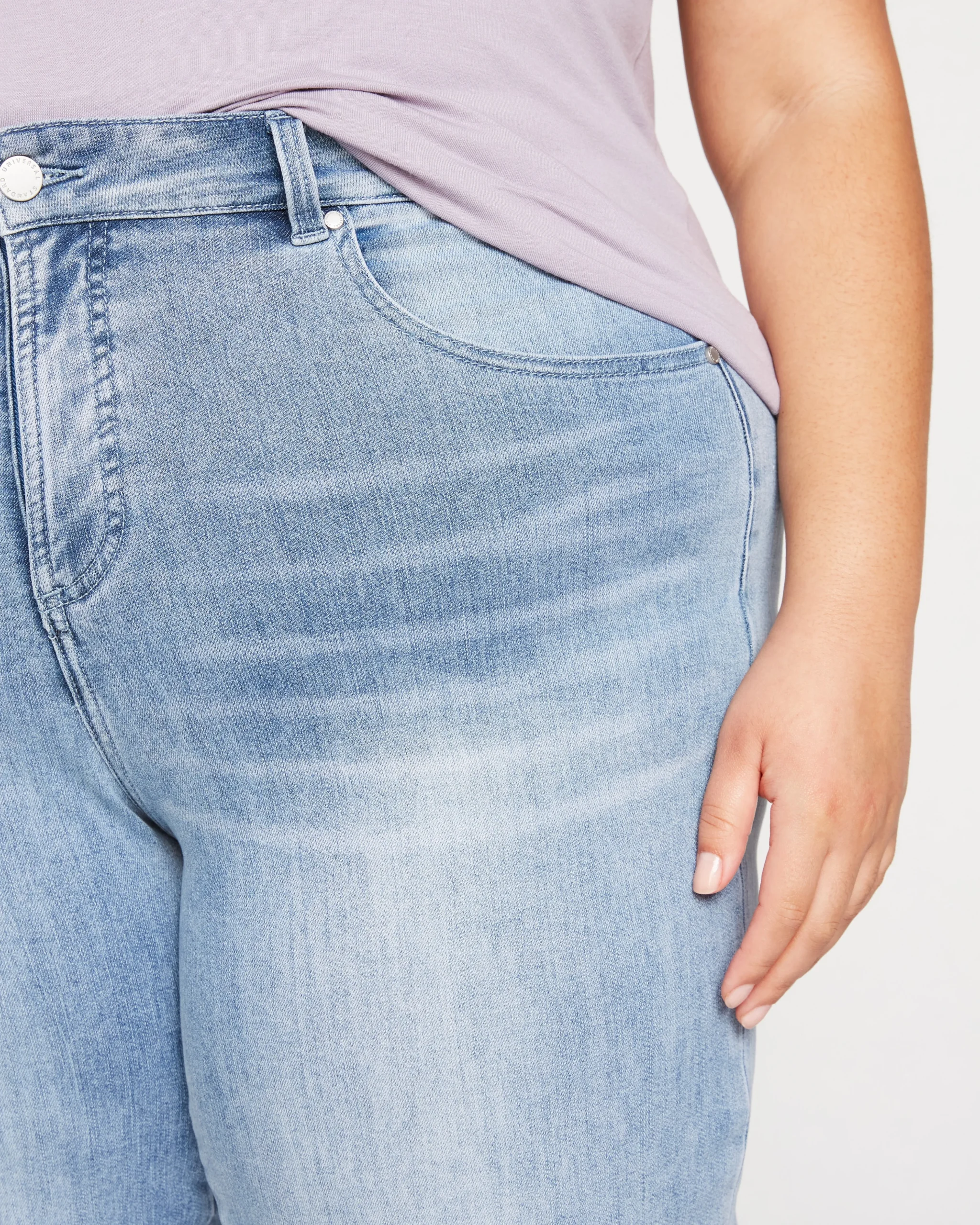 Bae Boyfriend Crop Jeans Light Blue
