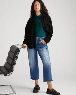 Bae Boyfriend Crop Jeans Princeton Blue