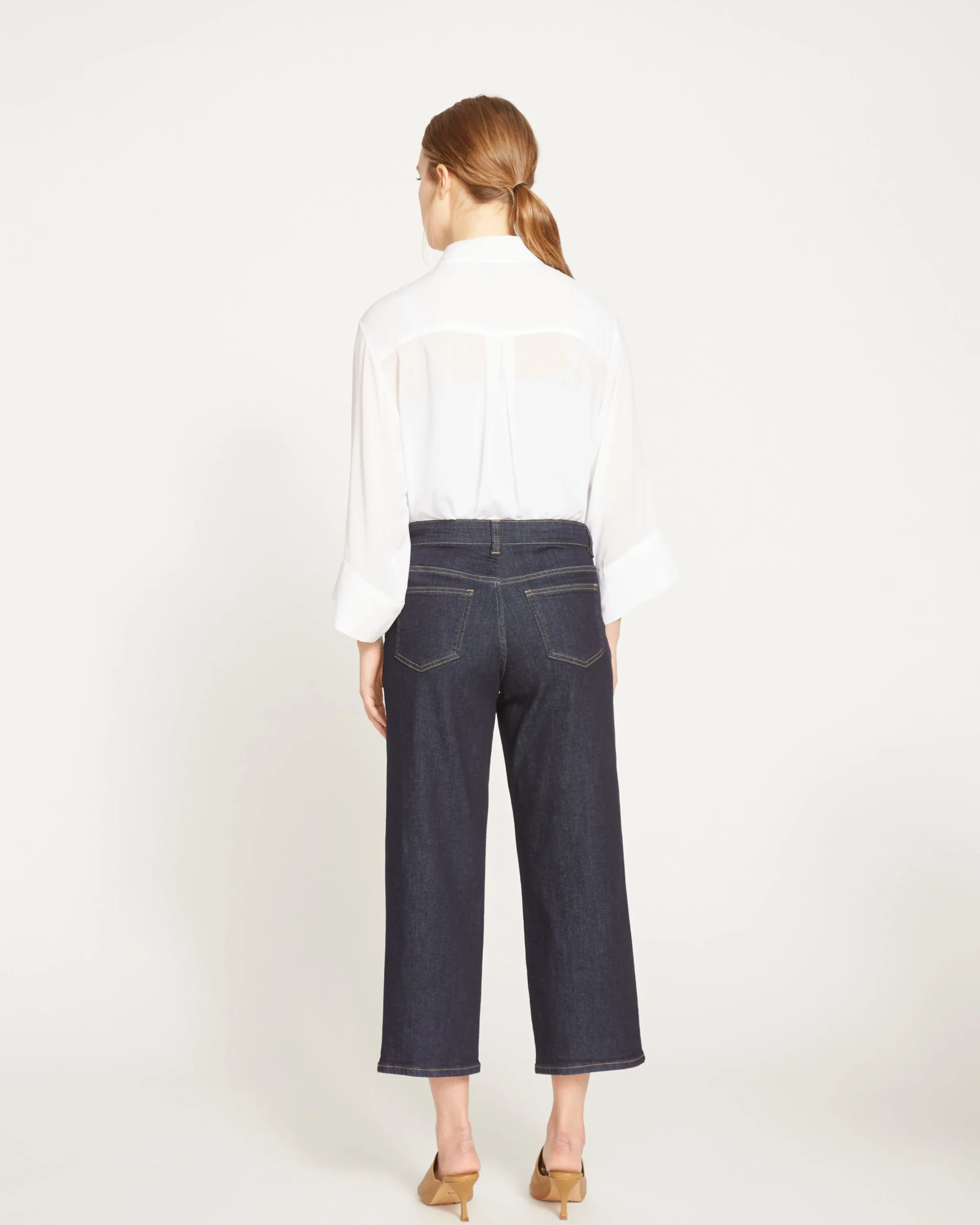 Bae Boyfriend Crop Jeans Vintage Indigo Selvedge