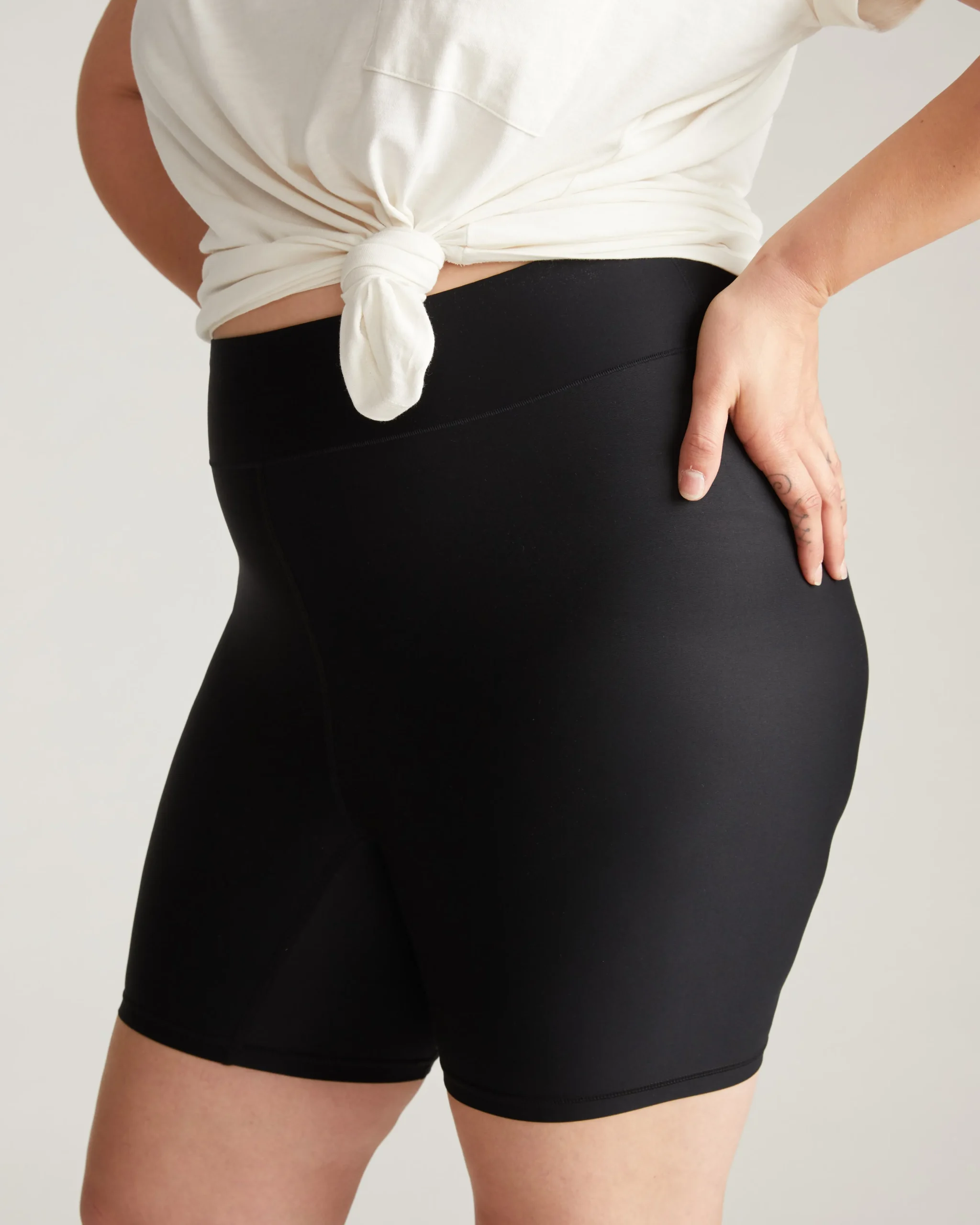 Barely-There Slip Shorts Black