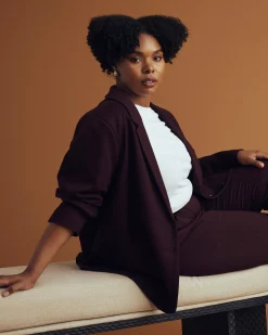 Beas Ponte Blazer Black Cherry