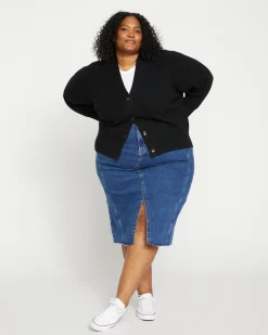 Better-Than-Wool Cardigan Black