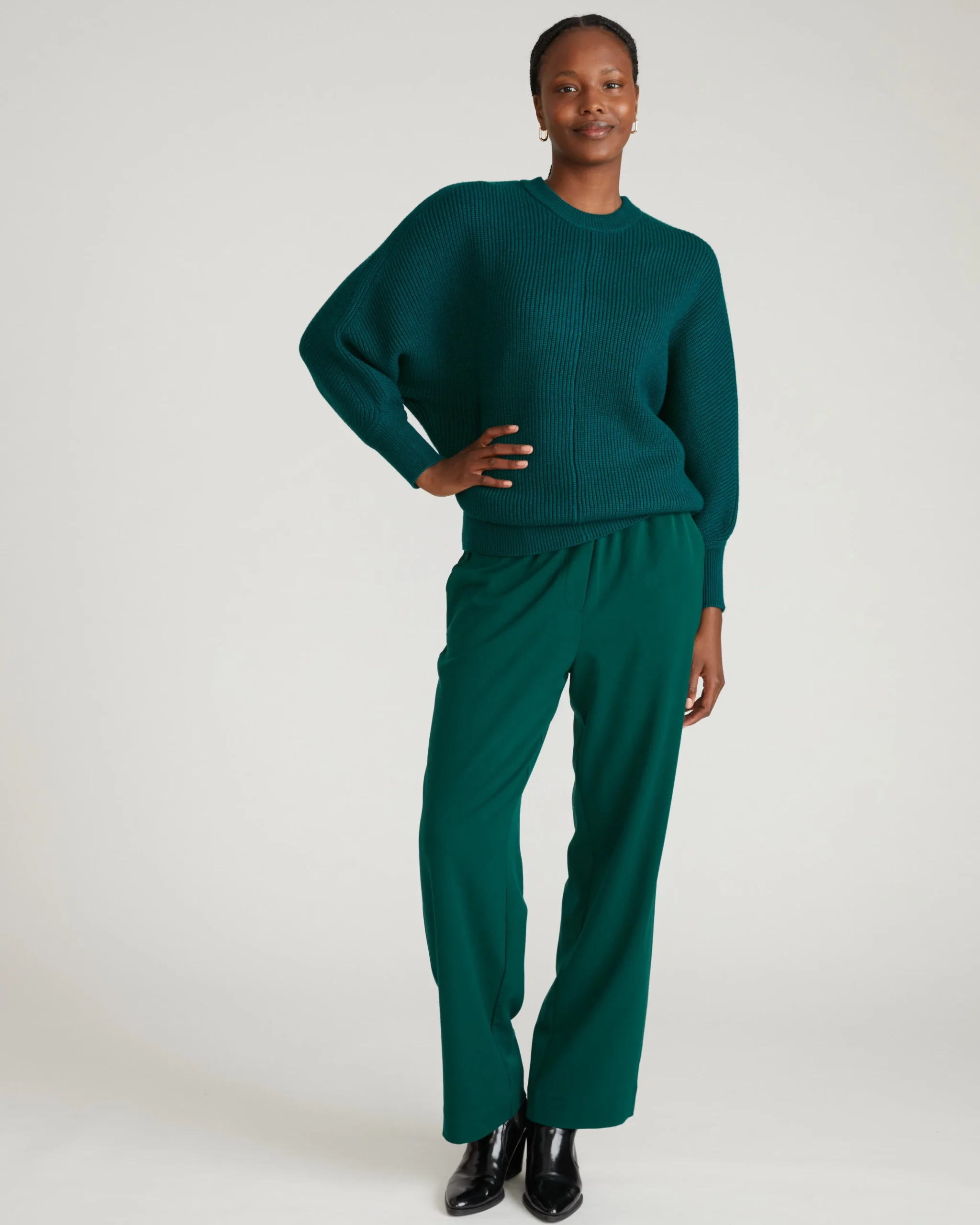 Better-Than-Wool Dolman Sweater Botanic
