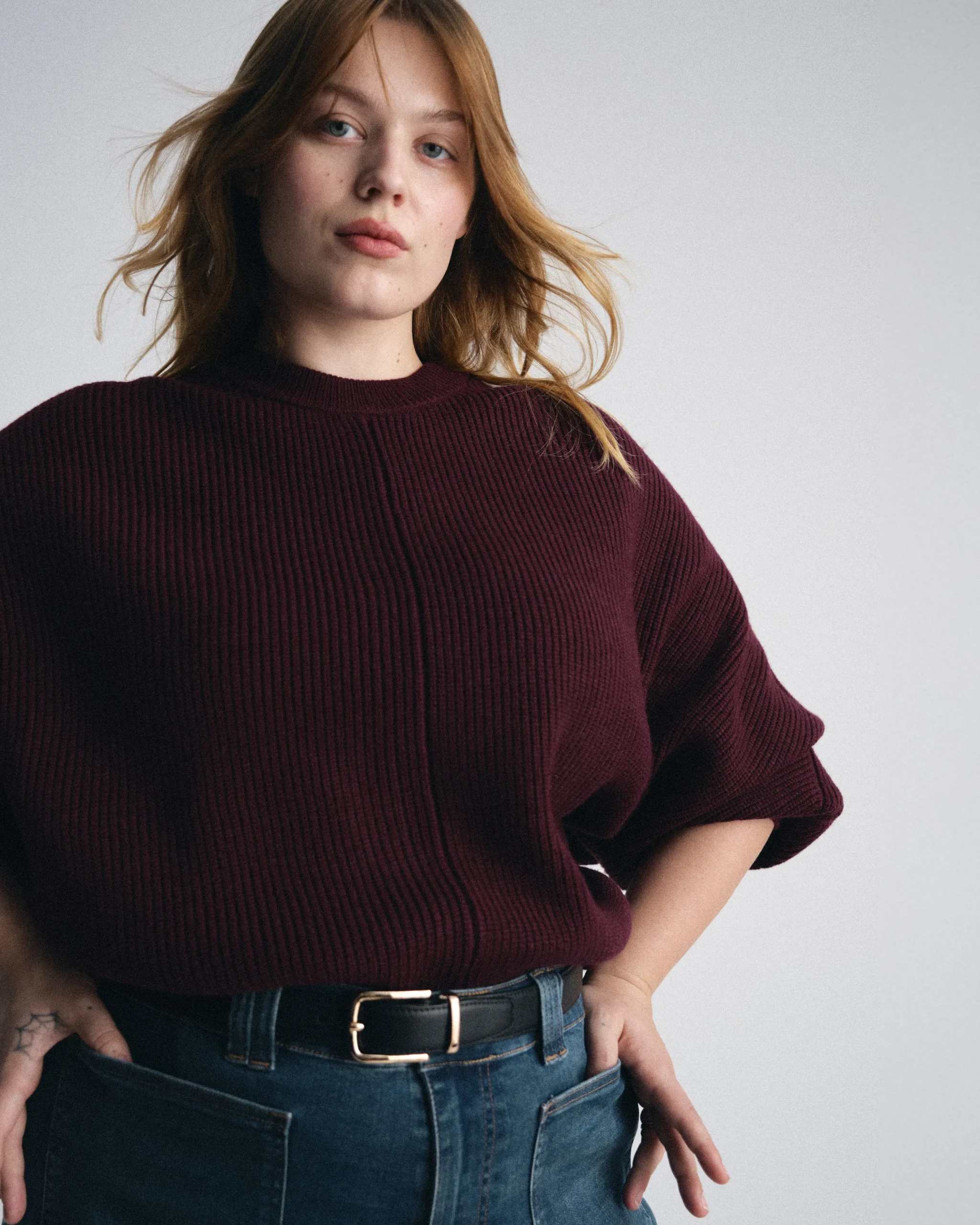 Better-Than-Wool Dolman Sweater Gamay