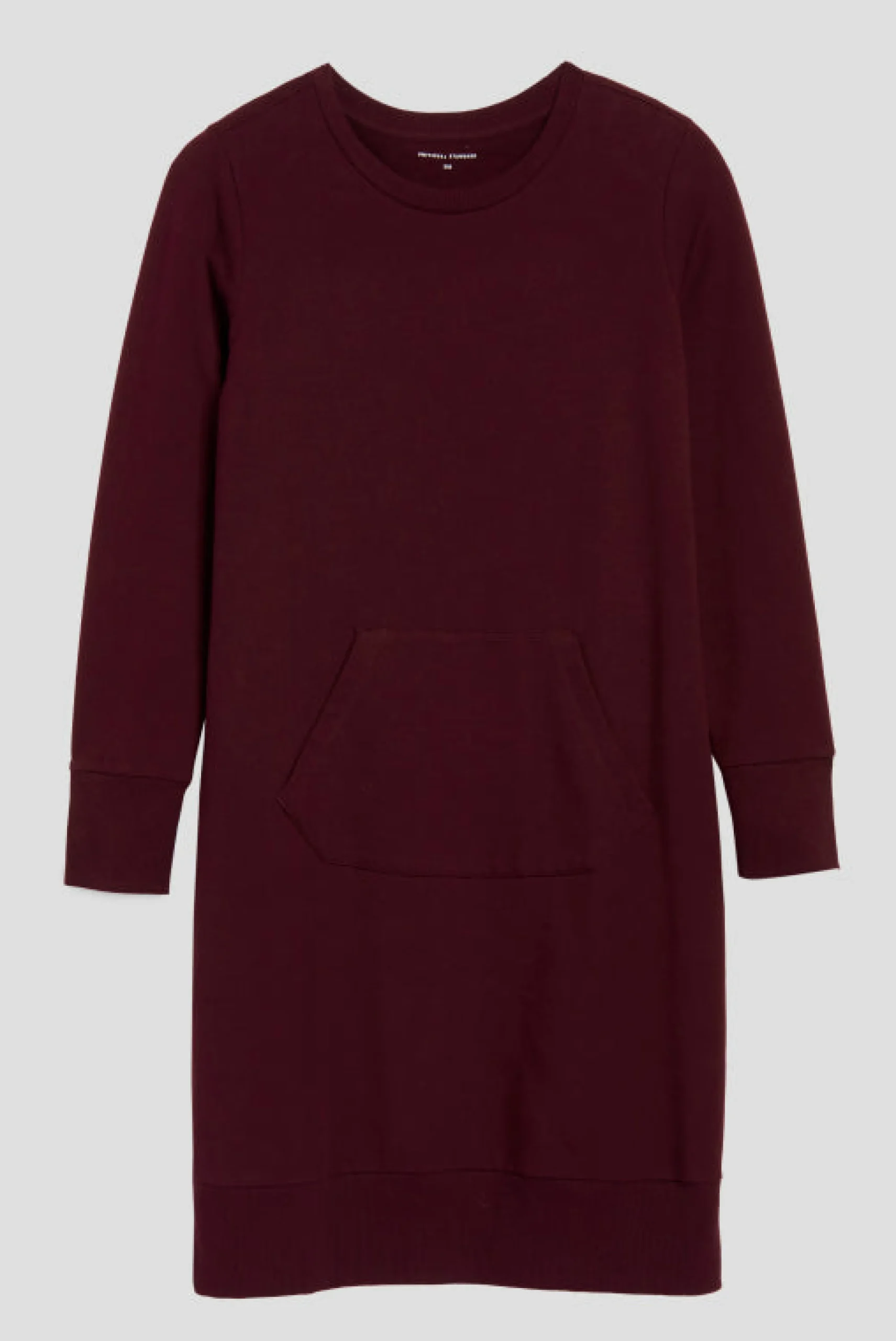 Bree Sweatshirt Dress Black Cherry