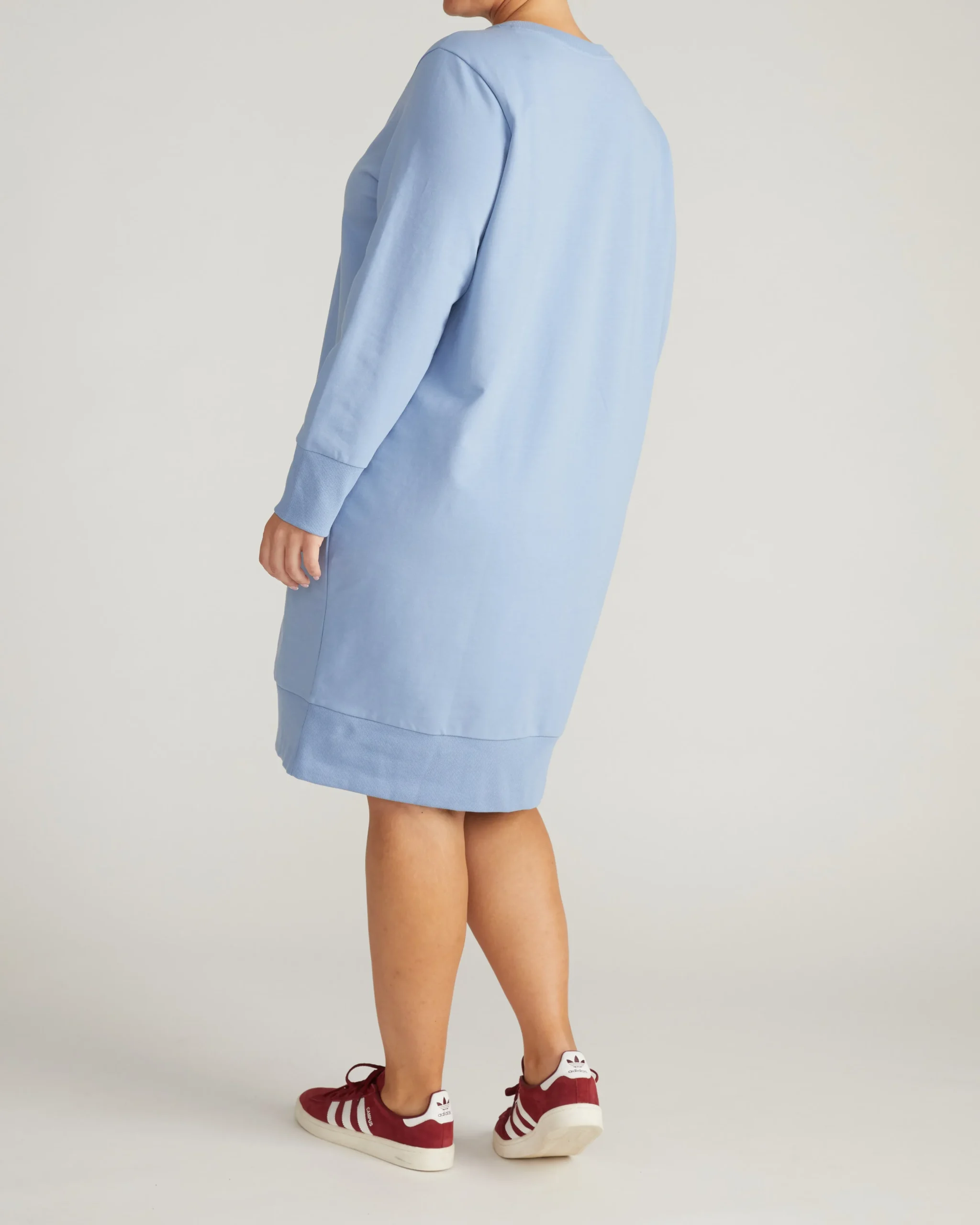 Bree Sweatshirt Dress Graceful Blue