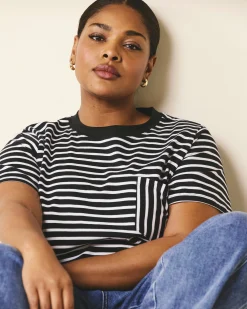 Breton Stripe Garcon Tee Black/White Stripe
