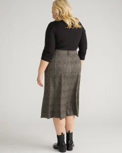 Carla Ponte Skirt British Plaid