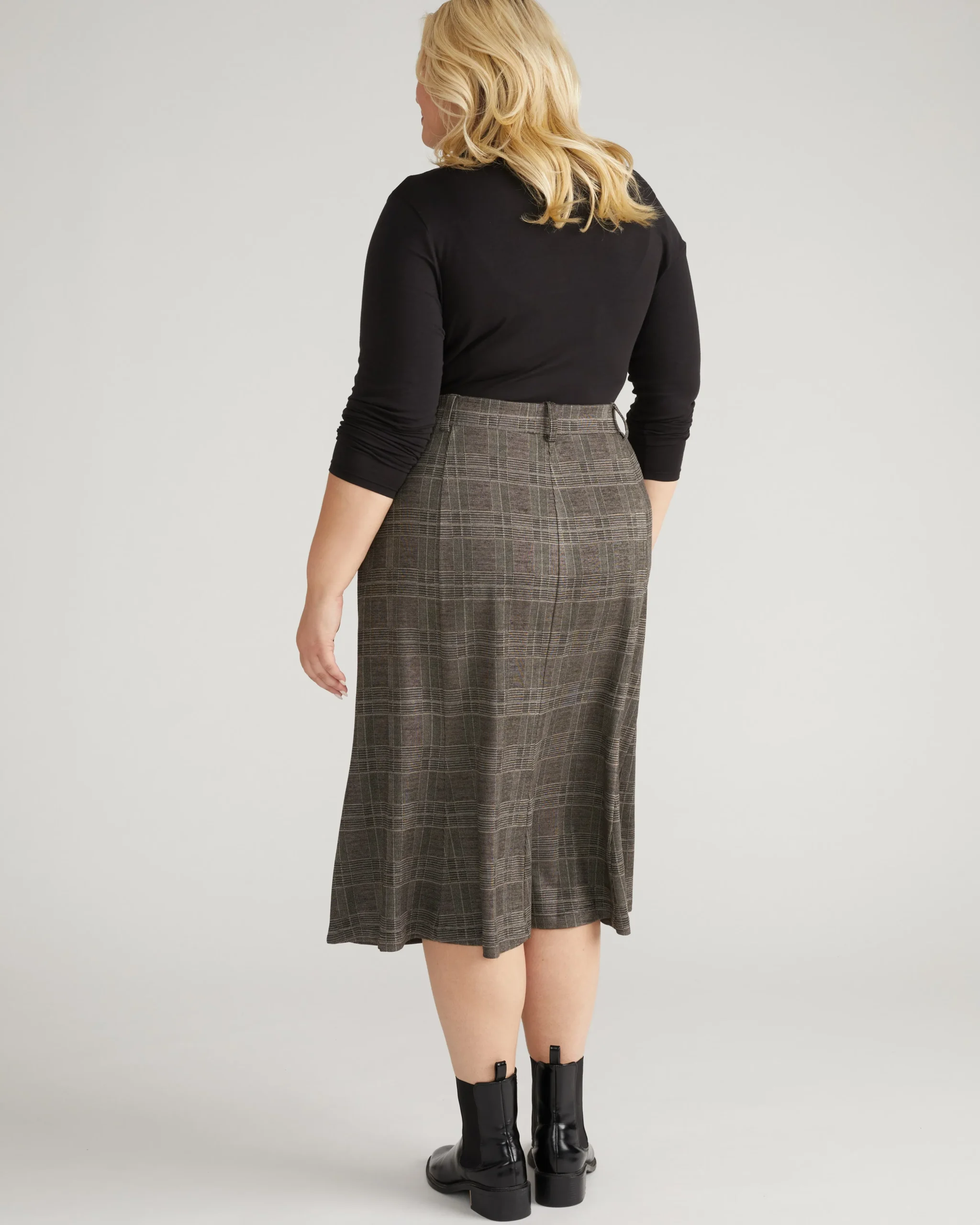 Carla Ponte Skirt British Plaid