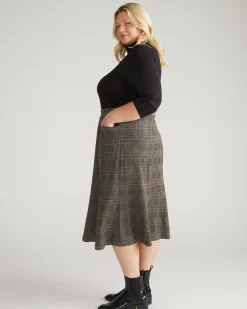 Carla Ponte Skirt British Plaid