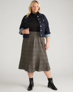 Carla Ponte Skirt British Plaid
