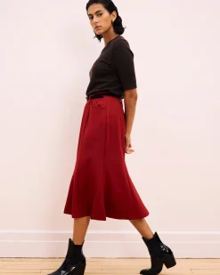 Carla Ponte Skirt Garnet