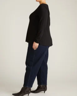 Cassandra Divine Jersey Top Black
