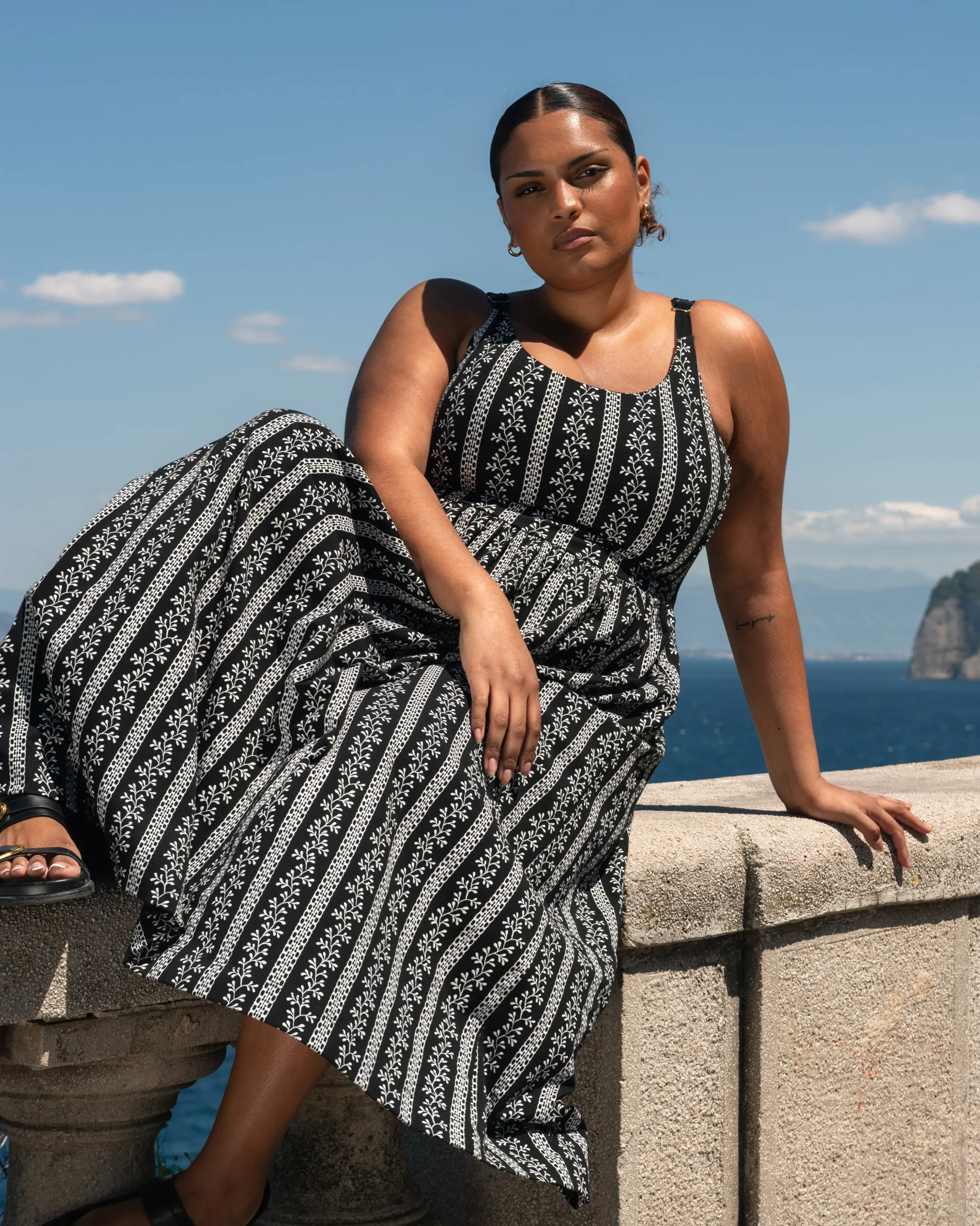 Cayo Cami Dress Florentine Print