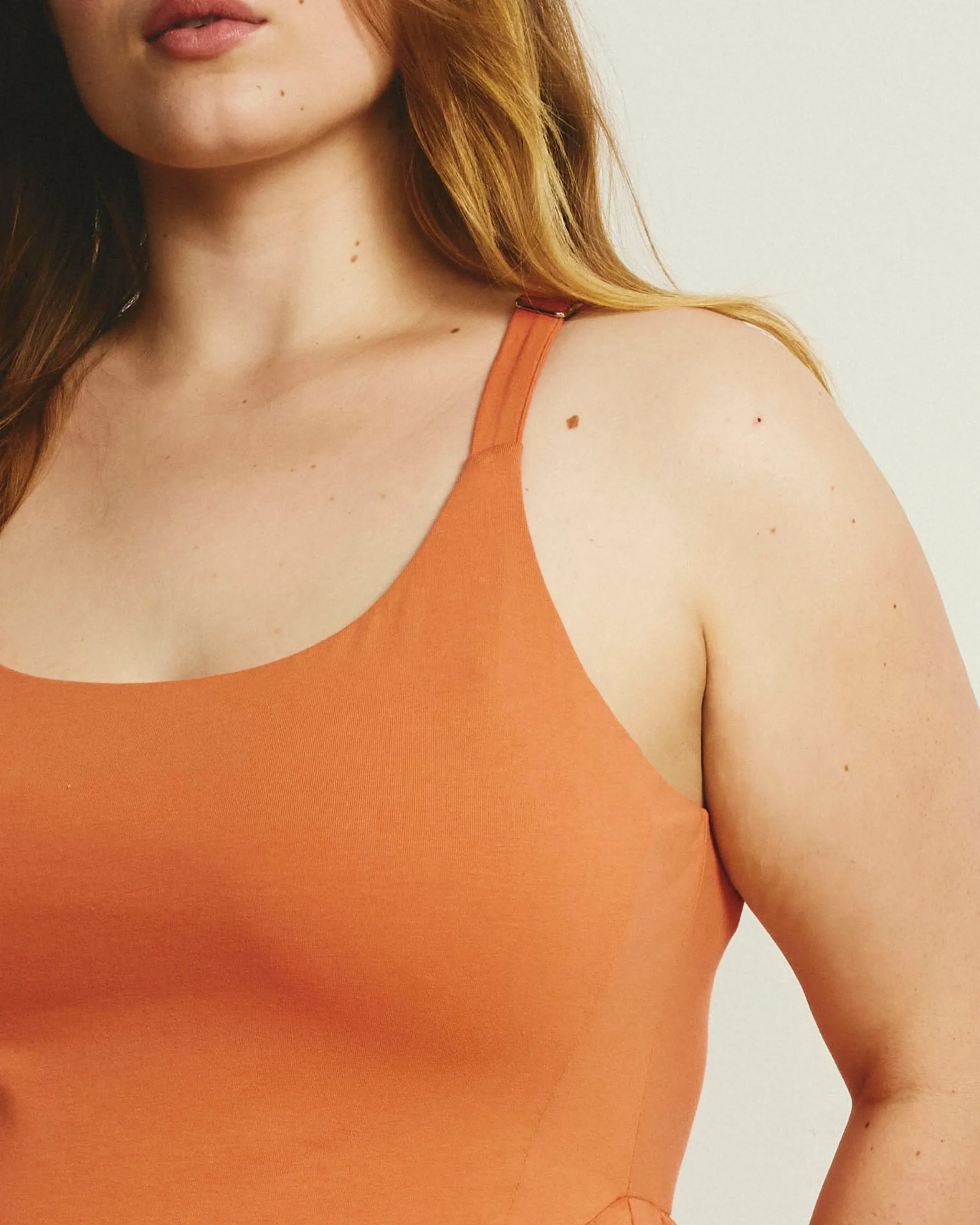 Cayo Cami Dress Italian Orange