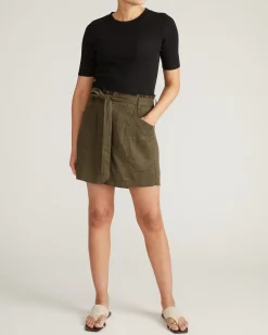 Classic Ribbed Tee Black