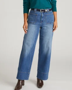 Claudia High Rise Stretch Jeans Anzio Blue