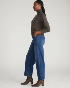 Claudia High Rise Stretch Jeans Naval Blue Wash