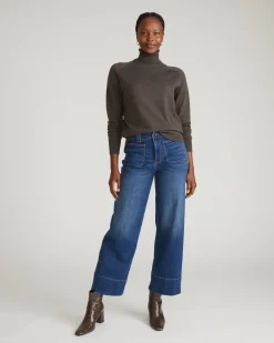 Claudia High Rise Stretch Jeans Naval Blue Wash