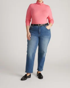 Close Fit Turtleneck Rapture Rose