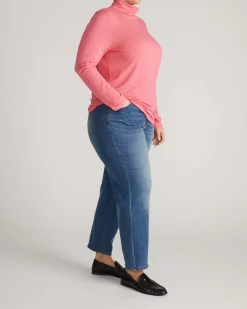Close Fit Turtleneck Rapture Rose