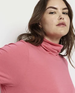 Close Fit Turtleneck Rapture Rose