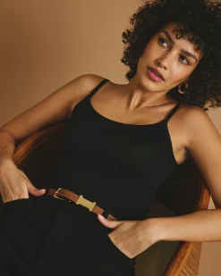 Cloud Rib Camisole Black