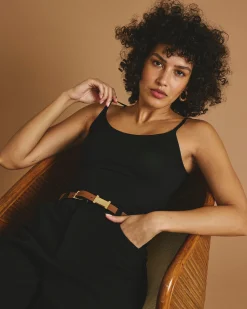 Cloud Rib Camisole Black