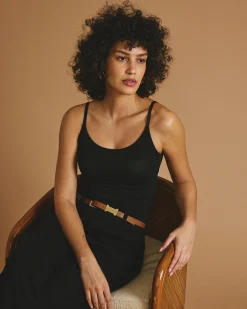 Cloud Rib Camisole Black