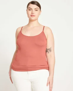 Cloud Rib Camisole Terracotta