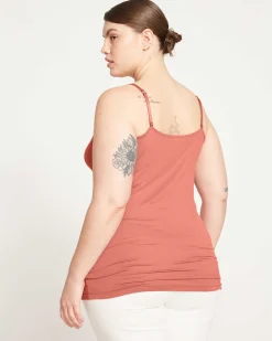 Cloud Rib Camisole Terracotta