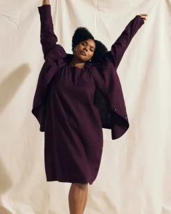 Coastal Linen Blend Blazer Acai