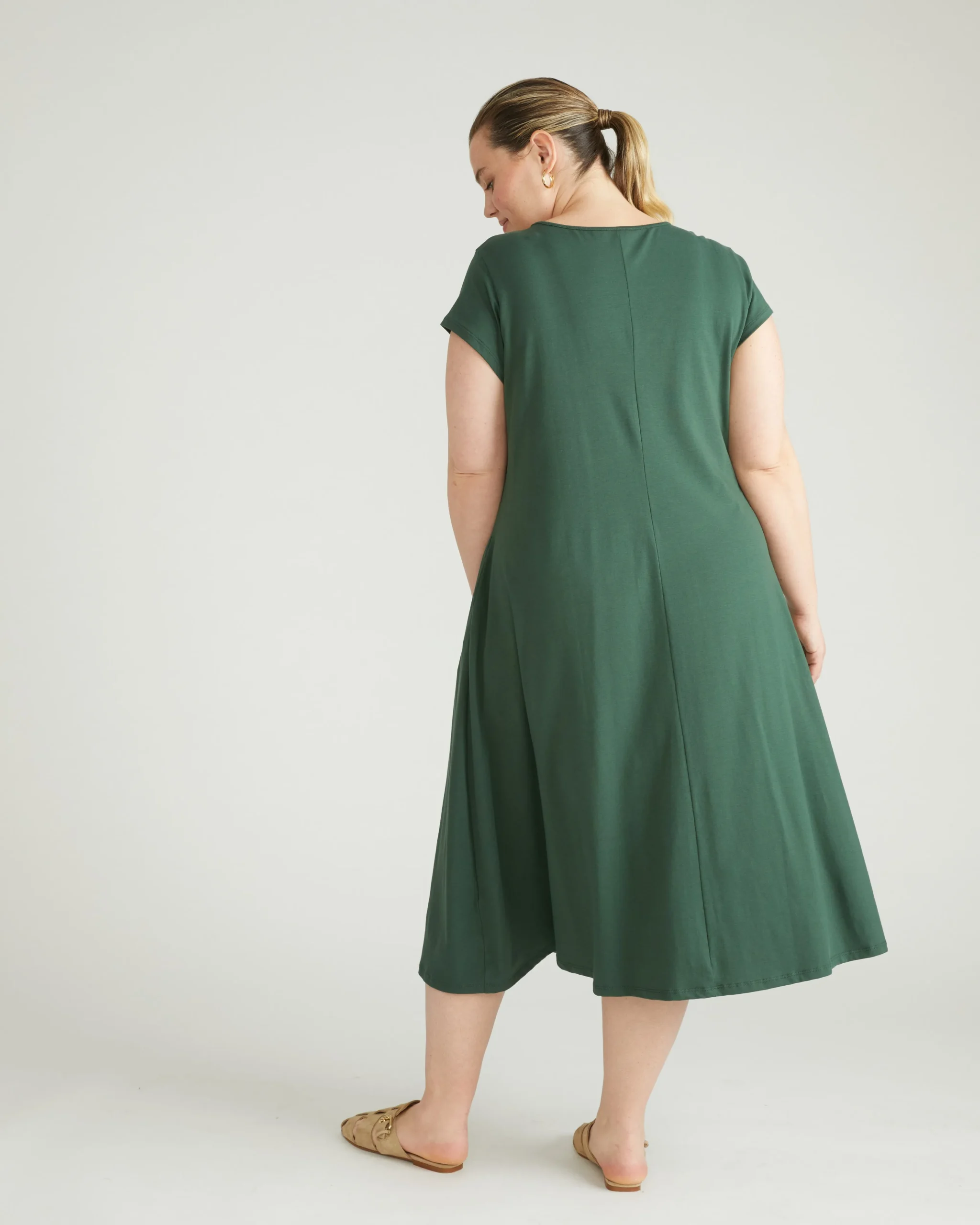 Danna Jersey Dress Conifer