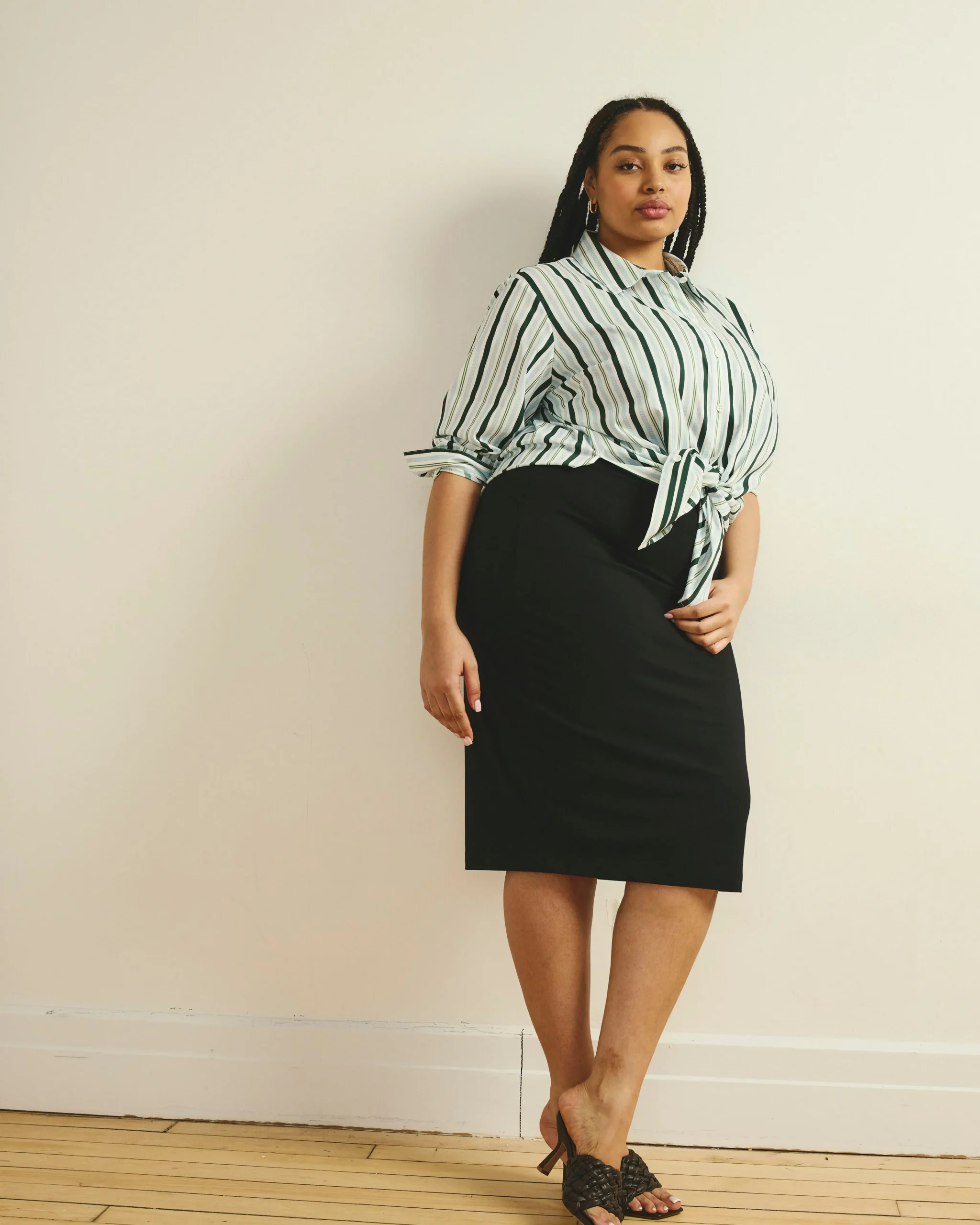 Danube Jersey Skirt Black
