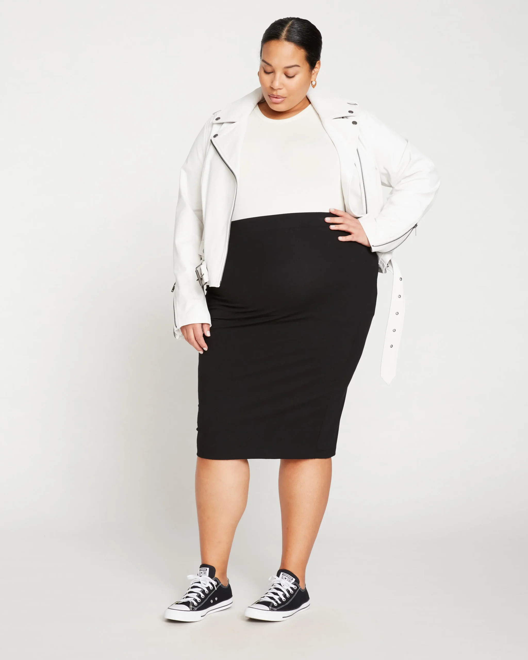 Danube Jersey Skirt Black