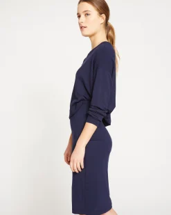 Danube Jersey Skirt Midnight