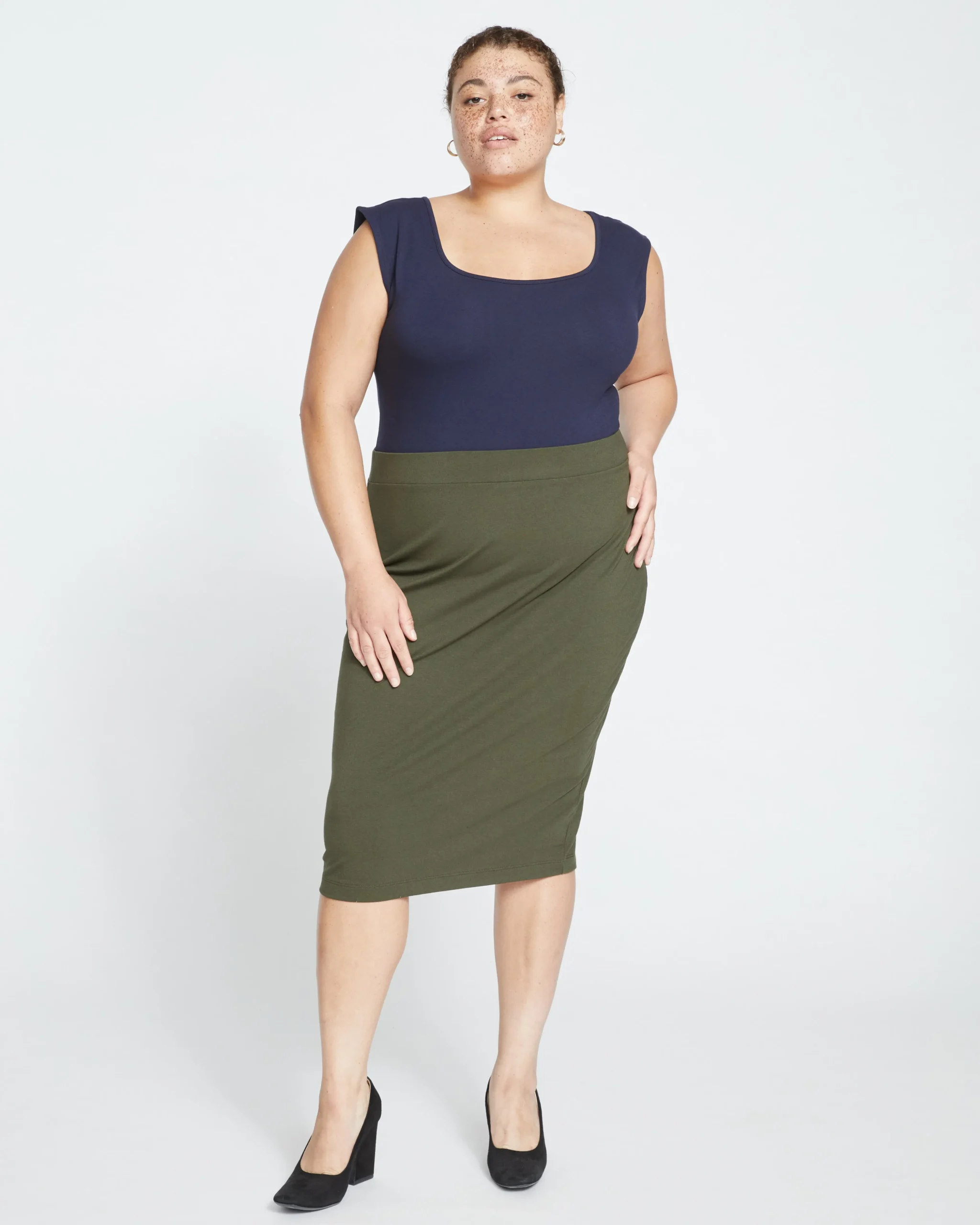 Danube Jersey Skirt Nori