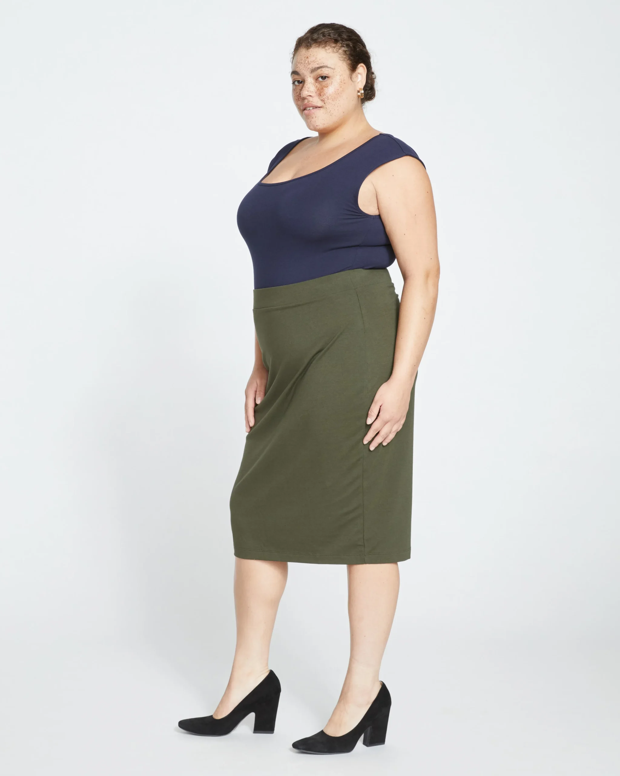 Danube Jersey Skirt Nori