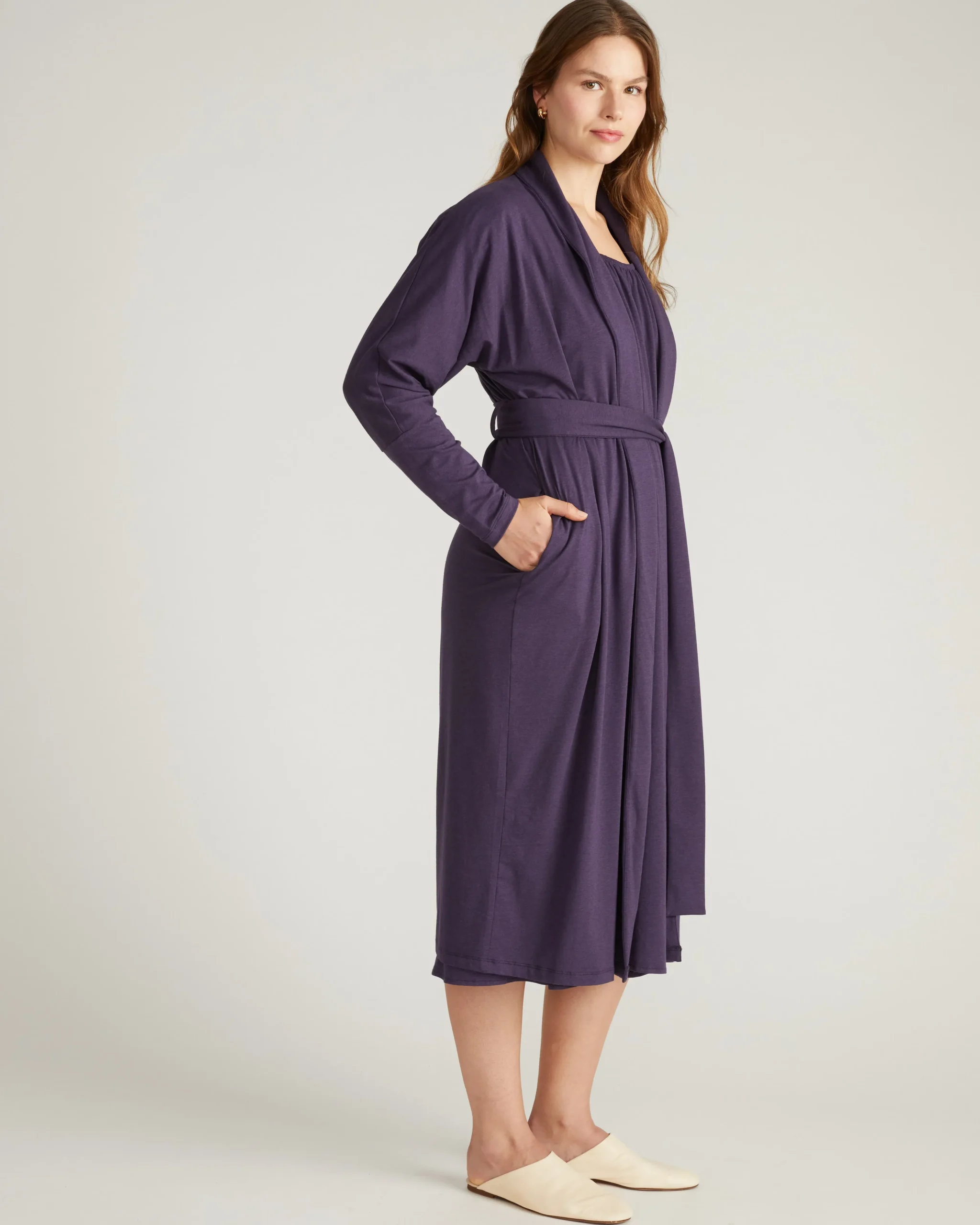 Daphne Lounge Robe Anthracite